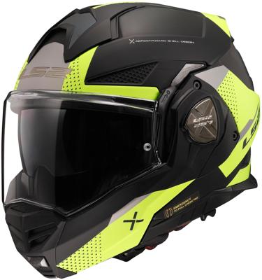 LS2 opklaphelm "ff901 advant x oblivion" helmet ff901 adv. x obv. s bl/yellow