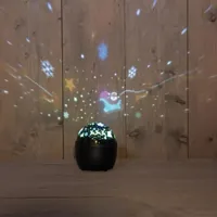 Anna's Collection LED projector kerstfiguren Ø 11,5 x 13cm, warm wit - thumbnail