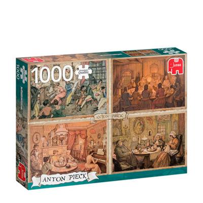Premium Collection Anton Pieck, Boten in de gracht 1000 stukjes