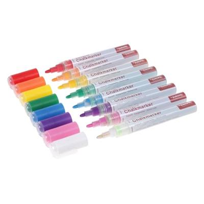 Krijtstift Europel watervast 3-6mm assorti etui 8 stuks