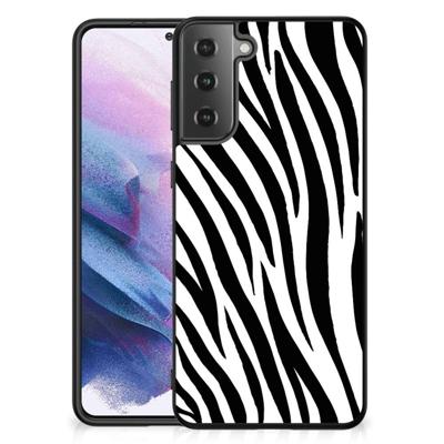 Samsung Galaxy S21 Plus Dierenprint Telefoonhoesje Zebra Samsung Galaxy S21 Plus Dierenprint Telefoonhoesje Zebra