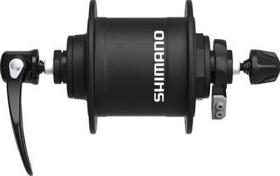 SHIMANO naafdynamo "dh-t4000" shim.hub dyn.dht4000 36h qr 6v/1,5w bl.