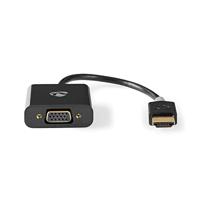 Nedis HDMI Kabel | HDMI | VGA Female 15p / 3,5 mm Female | 0.2 m | 1 stuks - CCBW34900AT02 CCBW34900AT02 - thumbnail