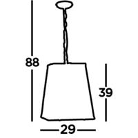 Searchlight HanglampLanterns - 5614BK - thumbnail