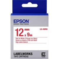 Epson C53S654011 Rood op wit labelprinter-tape - thumbnail