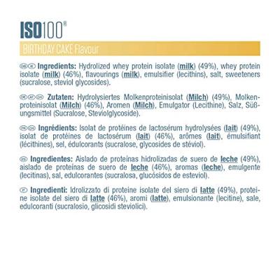 Iso-100 Hydrolyzed | Dymatize | 2200g - thumbnail