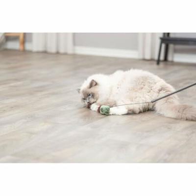 TRIXIE KATTENHENGEL MUIS KUNSTSTOF / PLUCHE 46 CM - thumbnail