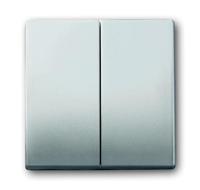 Busch-Jaeger 2CKA001751A2962 Serietoets Afdekking RVS 1 stuk(s) - thumbnail