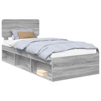 Bedframe Grijs Sonoma 90 x 190 cm Massief grenenhout - thumbnail
