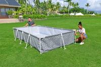 BESTWAY buisvormige bovengrondse zwembadset - Steel Pro - 366 x 201 x 66 cm - rechthoekig (inclusief patroonreiniger) - thumbnail
