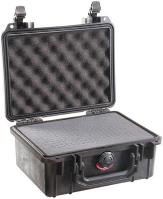 Peli 1150 Stootbestendige Koffer Voor Klein Kwetsbaar Elektronisch, Camera Of Optisch Apparatuur, IP67 Waterdicht, Capaciteit3L, Gemaakt In De Vs, Met Aanpasbaar Plukschuim, Kleur: Oranje