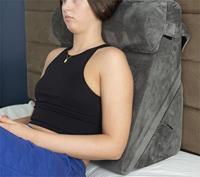 Luxe wigkussen opklapbaar en verstelbaar | Bedwigkussen | Positioneringskussens | Voor rug, hoofd en knieën | Multifunctioneel - thumbnail