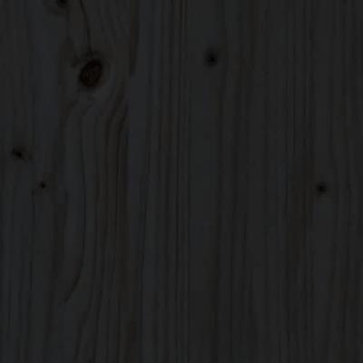Plantenbak wandmontage 3-laags 60x18,5x110 cm grenenhout zwart - thumbnail