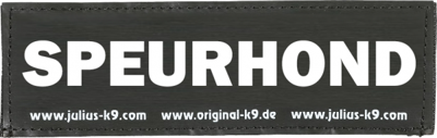 Julius-K9 label - Speurhond