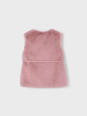 Mayoral winter vest meisjes - roze - met riem