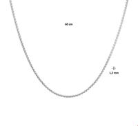TFT Zilveren Ketting Venetiaans Bol 1,2 mm x 60 cm - thumbnail