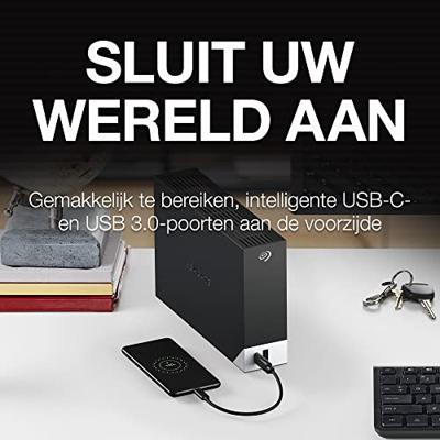 Seagate One Touch HUB externe harde schijf 10000 GB Zwart, Grijs Seagate One Touch HUB externe harde schijf 10000 GB Zwart, Grijs