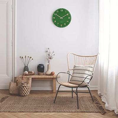 NeXtime NE-3314GC Wandklok Dia 40cm Groen Glas/Aluminium Classy Medium NeXtime NE-3314GC Wandklok Dia 40cm Groen Glas/Aluminium Classy Medium