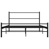 Bedframe metaal zwart 120x200 cm - thumbnail