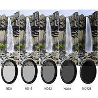 K&F Concept variabel ND filter ND8-128 Nano X 72mm grijsfilter zonder X-effect - thumbnail