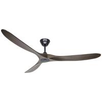 CasaFan ECO GENUINO 180 MS-NB Plafondventilator 30 W (Ø x h) 1800 mm x 290 mm Zwart (mat) Met afstandsbediening, Met wintermodus - thumbnail