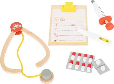 Small Foot houten dokter en tandarts 2in1 set in koffer Small Foot houten dokter en tandarts 2in1 set in koffer