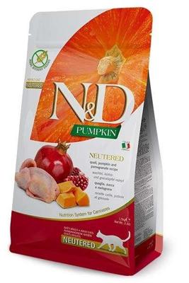 FARMINA Pumpkin N&D Neutered Quail - droog kattenvoer - 5kg