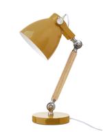 Lifetime bureaulamp hout / metaal - bronze - thumbnail