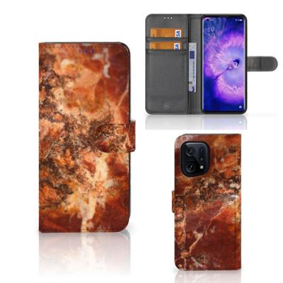 OPPO Find X5 | Bookcase | Marmer Bruin