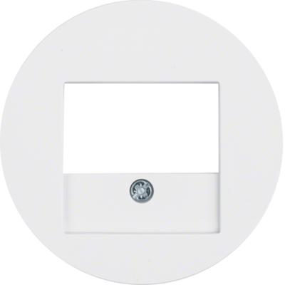 Berker centraalplaat luidsprekerstopcontact R1-R3 wit 10382089