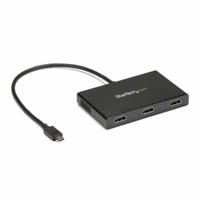 StarTech.com USB C naar HDMI multi-monitor adapter - 3-poort MST hub - monitor splitter - USB 3.1 Type C (MSTCDP123HD) - thumbnail