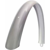 Achterspatbord 28" Transport Urban kort breed zilver - thumbnail