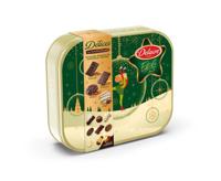 Delacre Délices au chocolat, blikken doos van 485 g - thumbnail