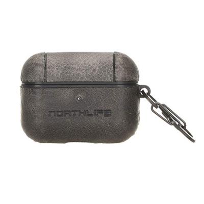 NorthLife - Haga lederen cover hoes - AirPods Pro - Donkergrijs NorthLife - Haga lederen cover hoes - AirPods Pro - Donkergrijs