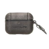 NorthLife - Haga lederen cover hoes - AirPods Pro - Donkergrijs - thumbnail