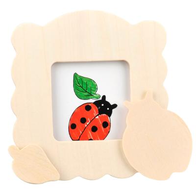 Goki kleur je eigen houten fotolijstje Goki kleur je eigen houten fotolijstje