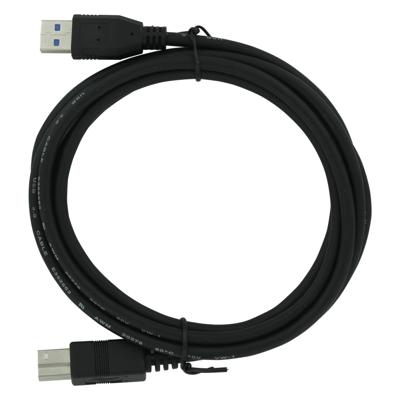 USB3.0 A naar USB3.0 B Kabel 2 Meter - Zwart USB3.0 A naar USB3.0 B Kabel 2 Meter - Zwart
