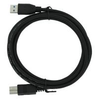 USB3.0 A naar USB3.0 B Kabel 2 Meter - Zwart - thumbnail