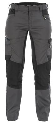 DASSY broek helix women p/k grijs/zwart 44 DASSY broek helix women p/k grijs/zwart 44