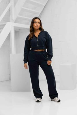 Malelions Cropped Zip Trainingspak Dames Donkerblauw - Maat L - Kleur: Donkerblauw | Soccerfanshop Malelions Cropped Zip Trainingspak Dames Donkerblauw - Maat L - Kleur: Donkerblauw | Soccerfanshop