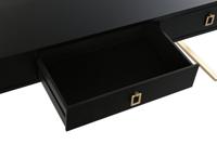 Hoofdtafel DKD Home Decor 150 x 36 x 48 cm Metaal Hout Aluminium - thumbnail