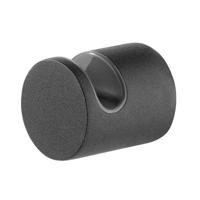 Handdoekhaak Tiger Bold Medium Rond Mat zwart - thumbnail