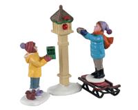 Lemax the bird feeders, s/3 kerstdorp figuur type 3 2021 - thumbnail