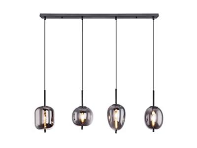 Globo HanglampBlacky zwart 4-lichts - 15345-4