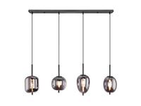 Globo HanglampBlacky zwart 4-lichts - 15345-4 - thumbnail
