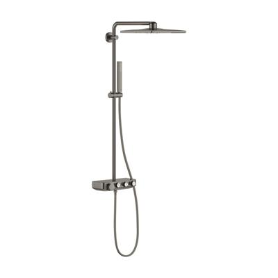 Grohe Regendoucheset Euphoria SmartControl System Cube 31 cm met Glijstang en Handdouche Hard Graphite Geborsteld