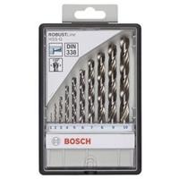 Bosch Accessories 2607010535 HSS Metaal-spiraalboorset 10-delig 1 mm, 2 mm, 3 mm, 4 mm, 5 mm, 6 mm, 7 mm, 8 mm, 9 mm, 10 mm Geslepen DIN 338 Cilinderschacht 1 - thumbnail