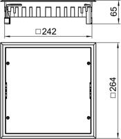 OBO Bettermann ZES9-2 U10T 9011 Aansluitdoosinzetstuk - thumbnail