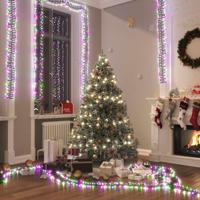 VidaXL Lichtslinger cluster met 3000 led&apos;s pastel meerkleurig 23 m pvc - thumbnail