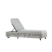 Nohr Ligbed 'Sauel' kleur Grijs/Zwart - thumbnail